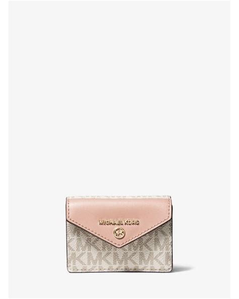 jet set small logo wallet michael kors